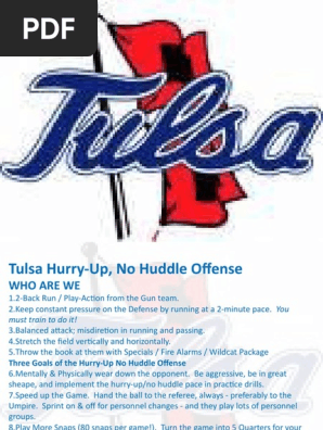Tulsa No Huddle 2009Clinic[1]