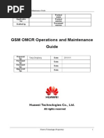 GSM OMCR Operations and Maintenance Guide