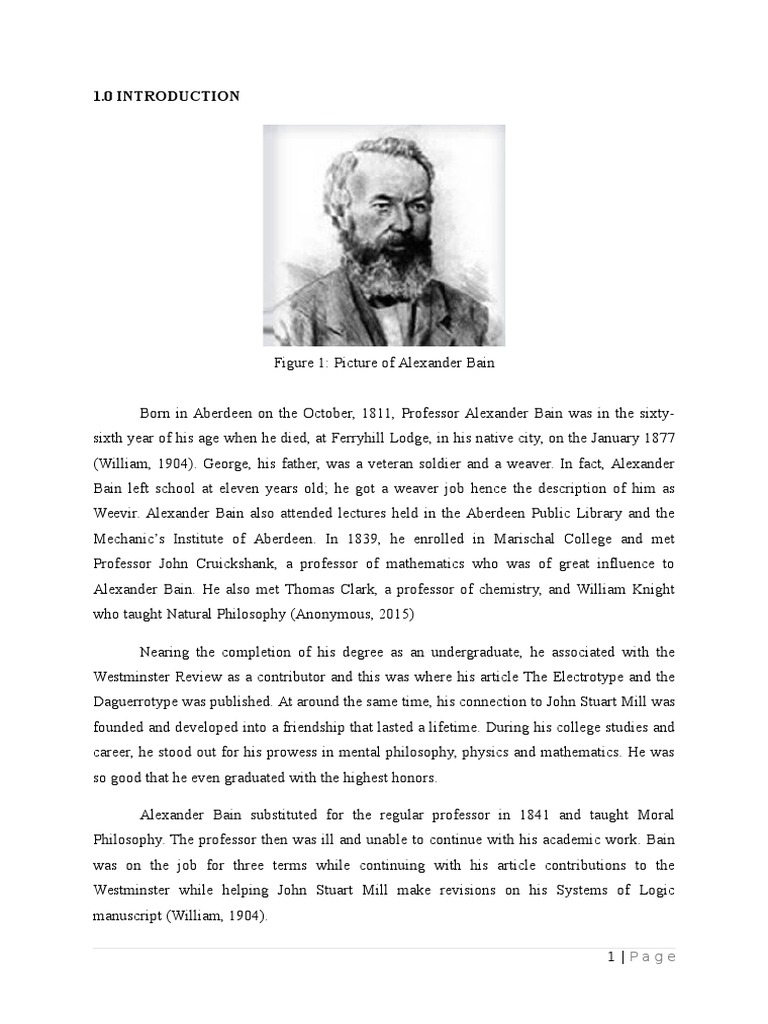 Alexander Bain Telegraphy Technology