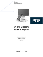 Glossary Format Diccionario Trabajo