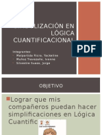 Simbolización en Lógica Cuantificacional Exposicion