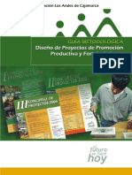 Guia Metodologica Para El Diseño de Proyectos Productivos y Fortalecimiento Empresarial