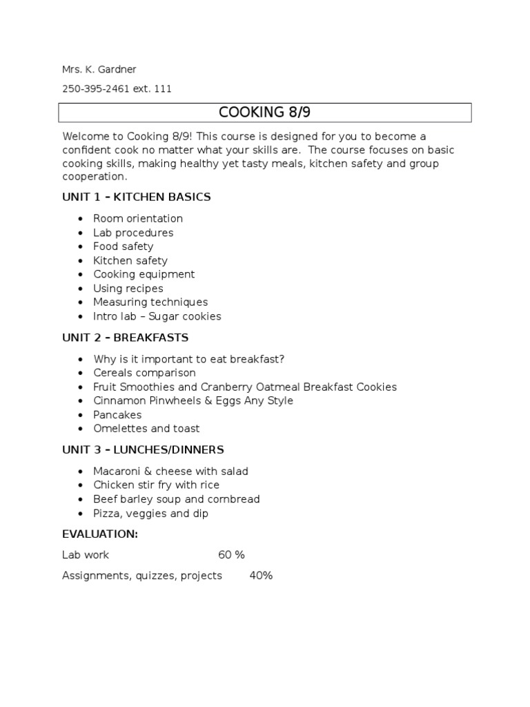 Cookingout | PDF