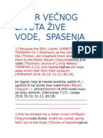 Izvor Večnog Života, Žive Vode, Spasenja