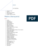 Narayana Physics, Maths, Chemistry Notes for UPSC Mains