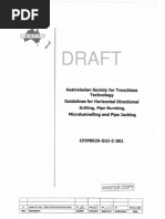 Australasian Society for Trenchless Technologies - Guidelines for Hdd