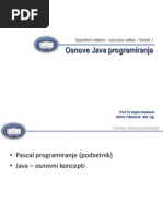 Osnove Java Programiranja