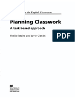Planning Classwork Task Based Approach