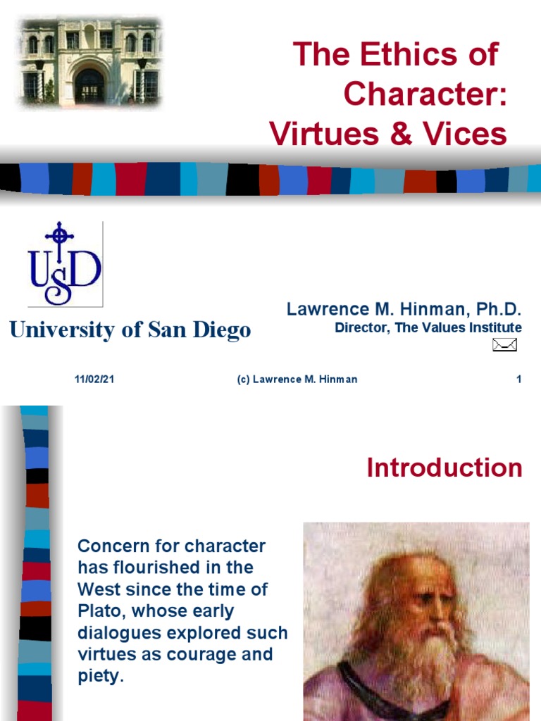 The Ethics of Character: Virtues & Vices | PDF | Virtue | Value (Ethics)