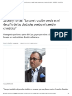 Zachary Tofias La Construcción Verde Es El Desafío de Las Ciudades Contra El Cambio Climático 10.10