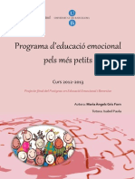 Programa D'educació Emocional Pels Més Petits