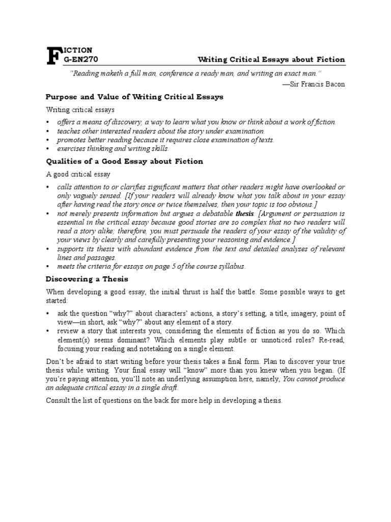 Francis bacon essays or counsels
