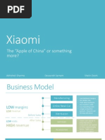 Download Xiaomi Case Study by Abhishek Sharma SN284852532 doc pdf