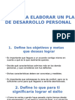 Desarrollo Personal Pautas