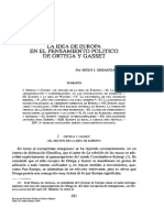 Dialnet LaIdeaDeEuropaEnElPensamientoPoliticoDeOrtegaYGass 27250 PDF