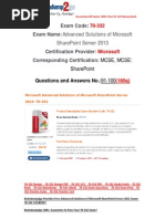 Download Braindump2go Free 70-332 Dumps PDF Download 91-100 by braindump2govce SN284863613 doc pdf