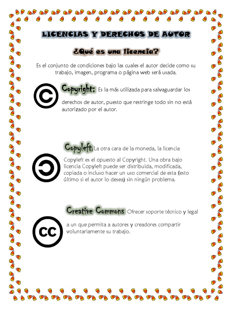 Licencias y Derechos de Autor Online | PDF | Derechos de autor ...
