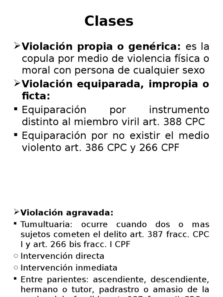 VIOLACION | PDF | Violación | Delito