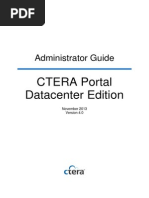 CTERA Portal Administrator Guide Datacenter Edition PDF