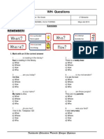 5 Worksheets INGLES Wh-Questions Leyla Vilca