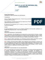 a2 Reglamento a La Ley de Defensa Del Consumidor