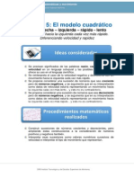 Semana 5: El Modelo Cuadrático: Ideas Consideradas