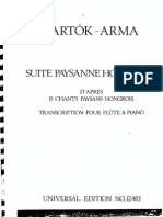 Bartok Arma Suite Paysanne PNO