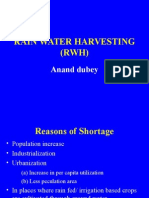 Rain Water Harvesting (RWH) : Anand Dubey