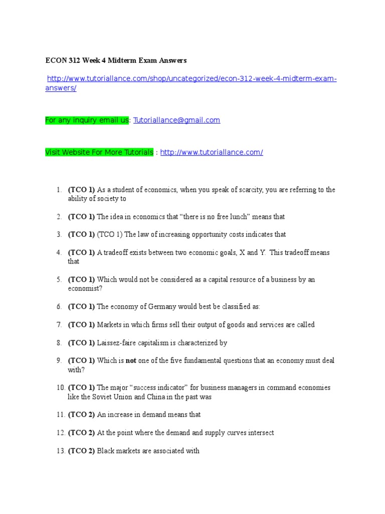 Essay on econ 312 week 4 midterm exam answers 03 image