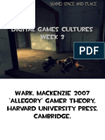 Digital Games Cultures Week 3