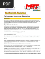 MRT Technical Turbocharger Compressor Calculations