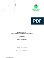 RBI -A Case Study Evaluation of Onshore Process Plant