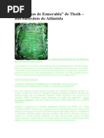 As Tábuas de Esmeralda de Thoth