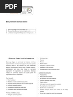 Best Practice in Biomass Chains