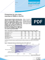 Enterprises by Size Class - Overview of SMEs in The EU