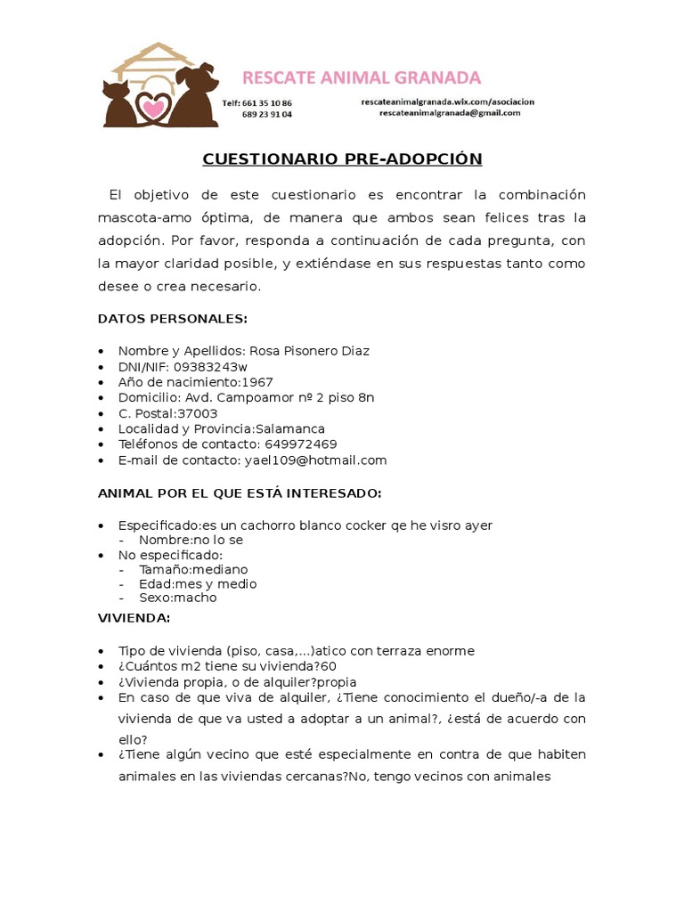 Cuestionario PreAdopción Perros (1)