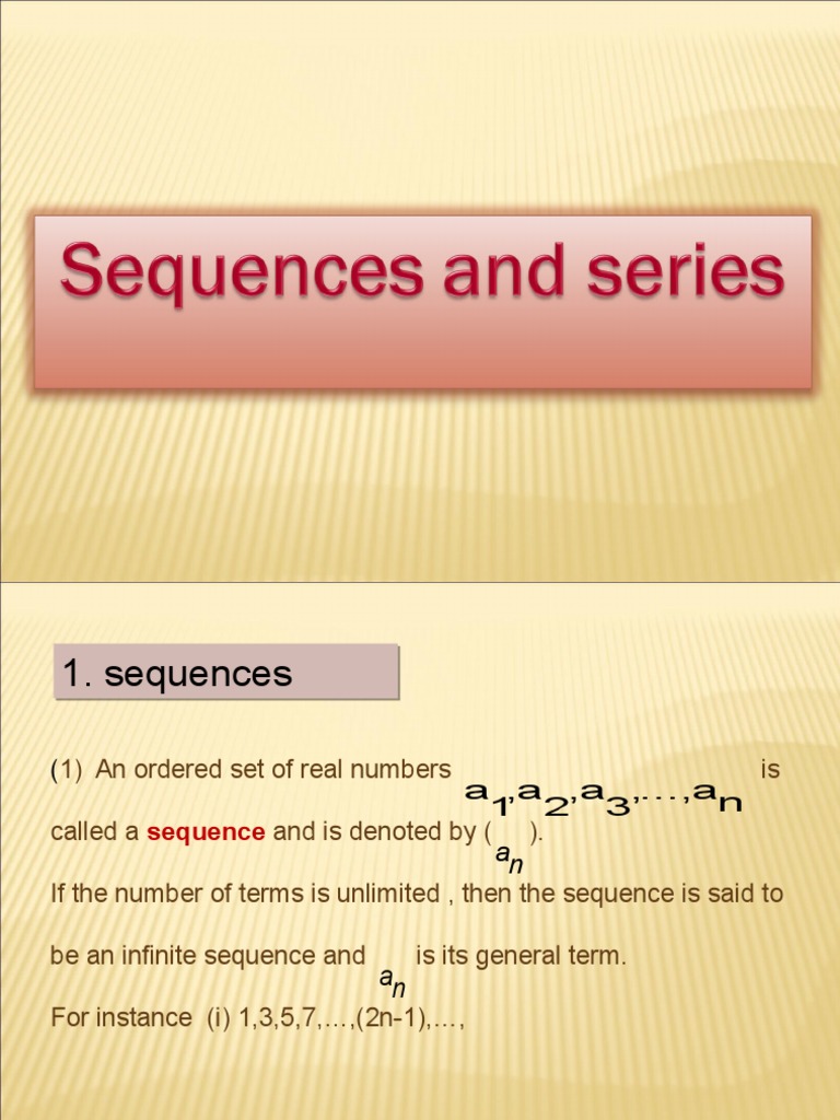 maths1.ppt | Sequence | Series (Mathematics)