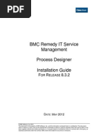 BMC Remedy IT Service Management - Process Designer Installation Guide