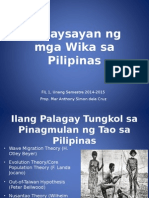 Aralin 3 - Kasaysayan NG Mga Wika Sa Pilipinas