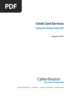 Credit Cards SO API September 2015