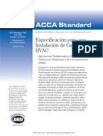 ANSI-ACCA 5 QI-2010 - Especificación para Una Instalación de Calidad HVAC