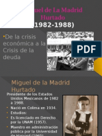 Miguel de La Madrid Hurtado Aspectos economicos