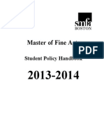 MFA Handbook 2013 14