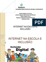 Internet Na Escola e Inclusão