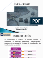 PDF de Clase de Mineralurgia de La Universidad Continental