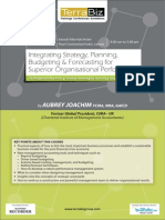 Integrating Strategy, Planning, Budgeting & Forecasting