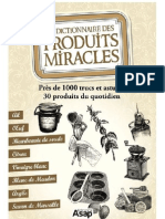Le Dictionnaire Des Produits Miracles