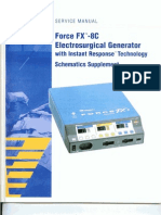 46146625 Valleylab Force FX 8C Service Manual Schematics Supplement