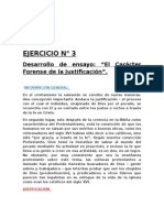 El Caracter Forense de La Justificación