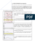 Perfil topográfico y corte geológico